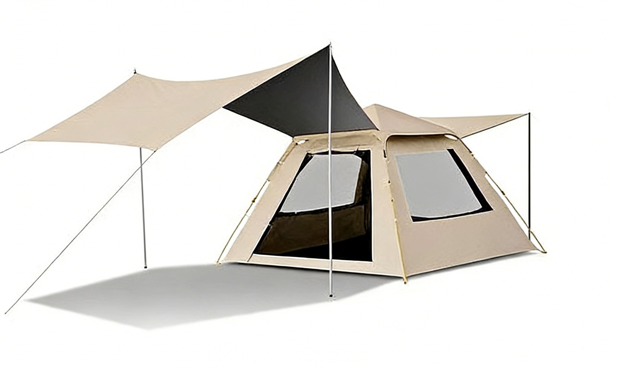 Canopy with a tent